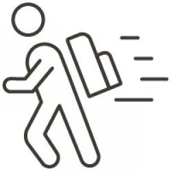 clip art man running