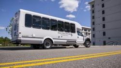 Shuttle Bus at The Heights bus stop