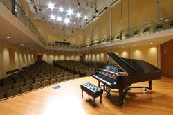 Leshowitz Hall with Piano in Foreground