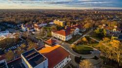 Campus aerial shot.